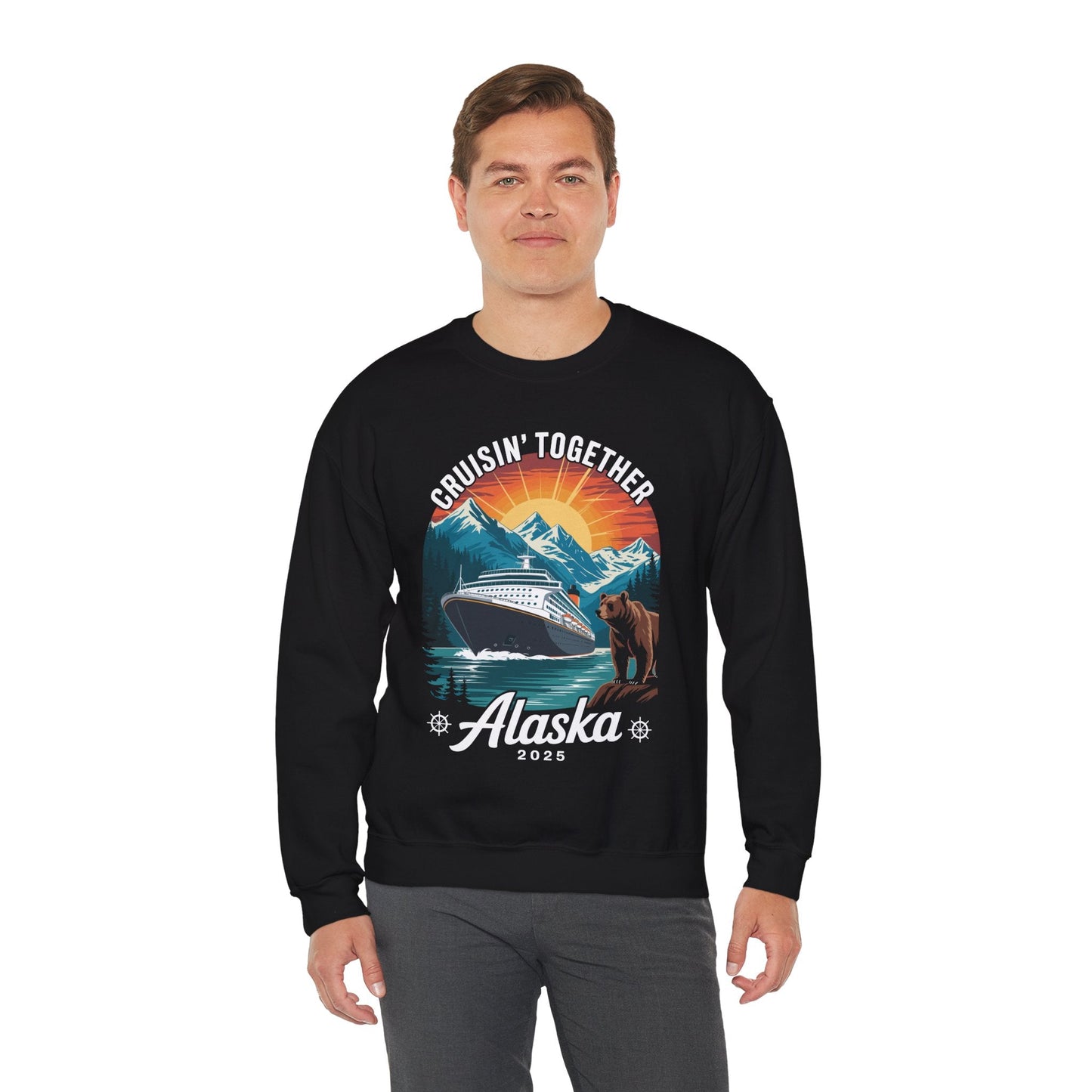 Cruisin Together Alaska 2025 Family Friend Alaska Cruise Sweatshirt