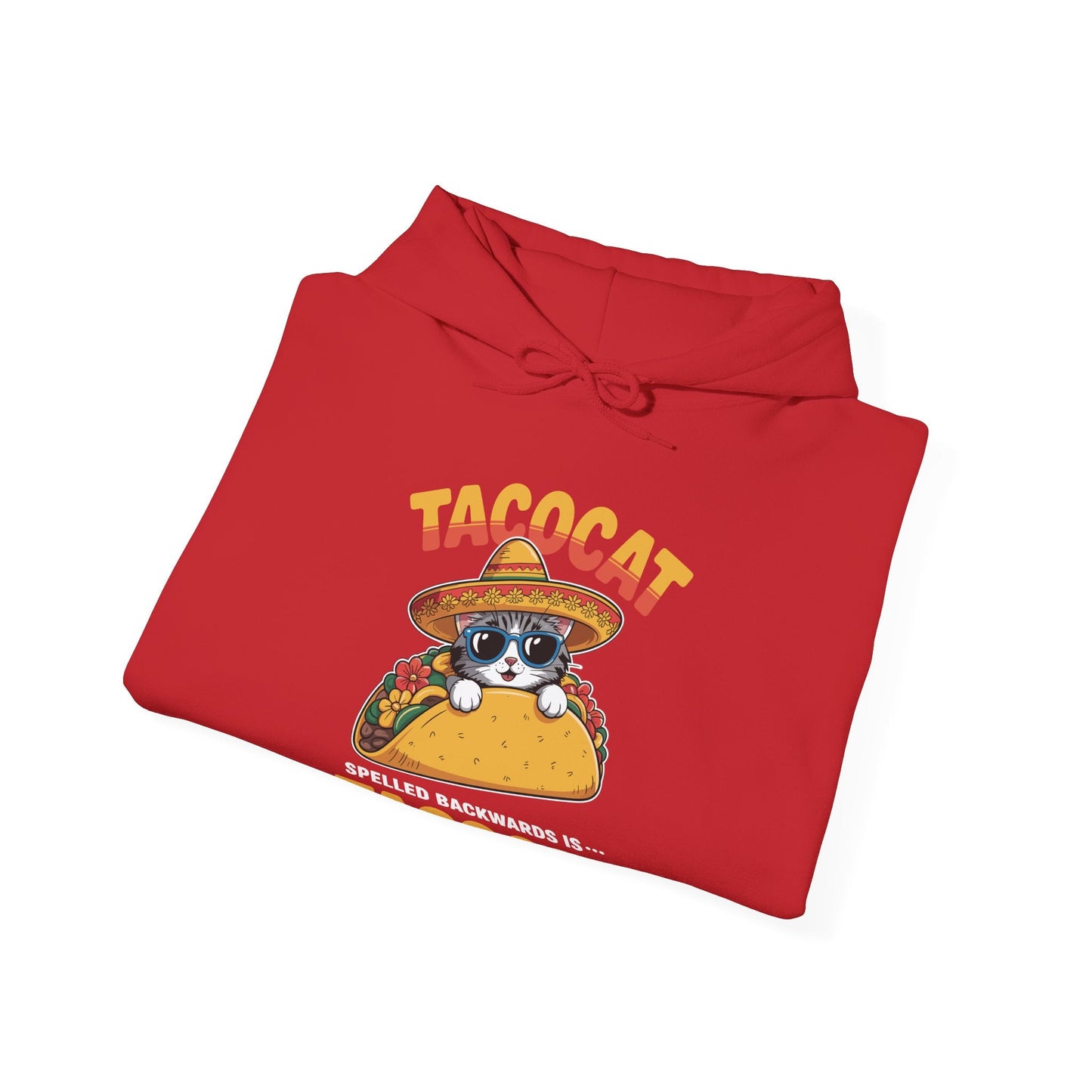 Tacocat Spelled Backwards Taco Cat Cinco De Mayo Hoodie Men Women