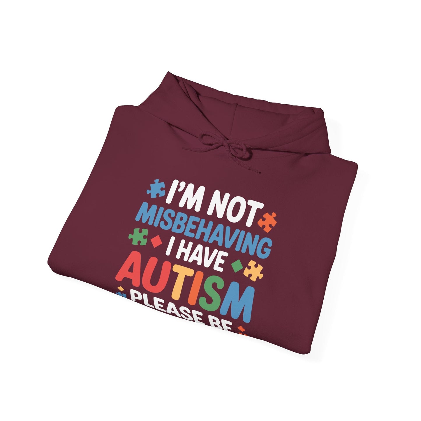 Autism Awareness I'm Not Misbehaving I Have Autism Hoodie