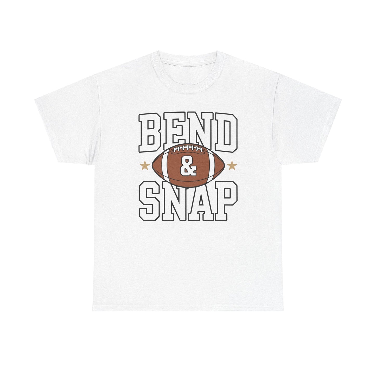 Funny Game Day Touchdown Season Cute Bend and Snap Football T-Shirt