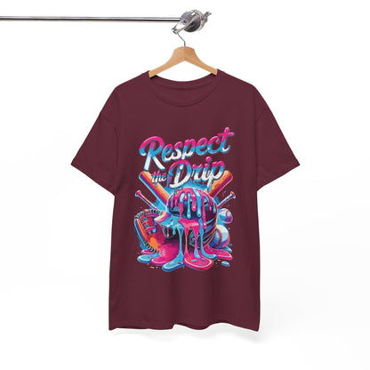 Baseball Drip For Boys Ice Cream Respect The Drip Baseball T-Shirt