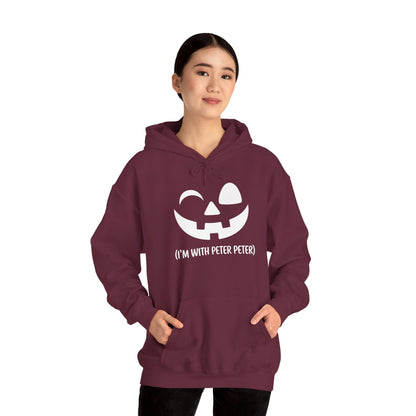 Im With Peter Couple Halloween Adult Eater Pumpkin Hoodie