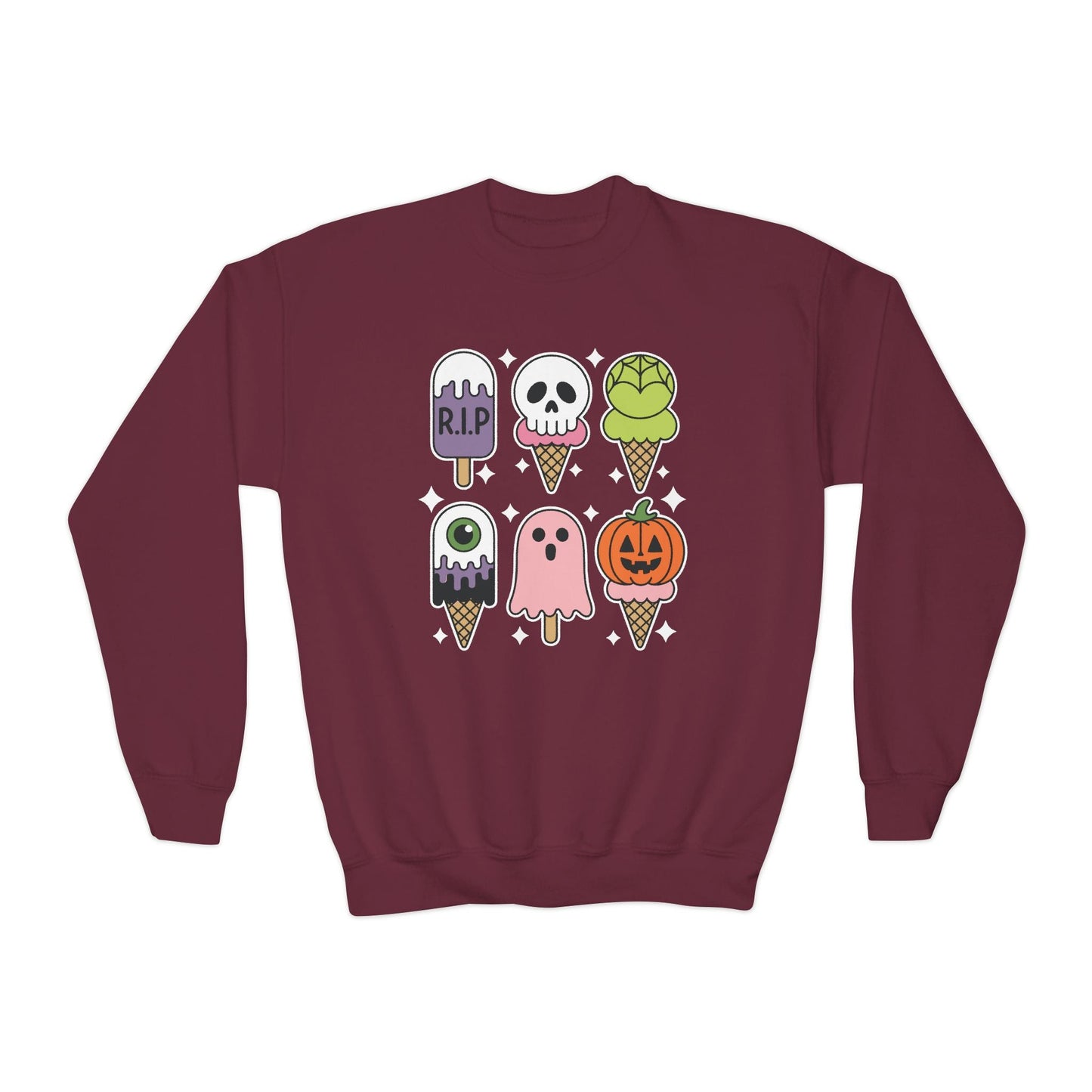Horror Movie Summer Popsicle Halloween Ice Cream Summer-ween Sweatshirt