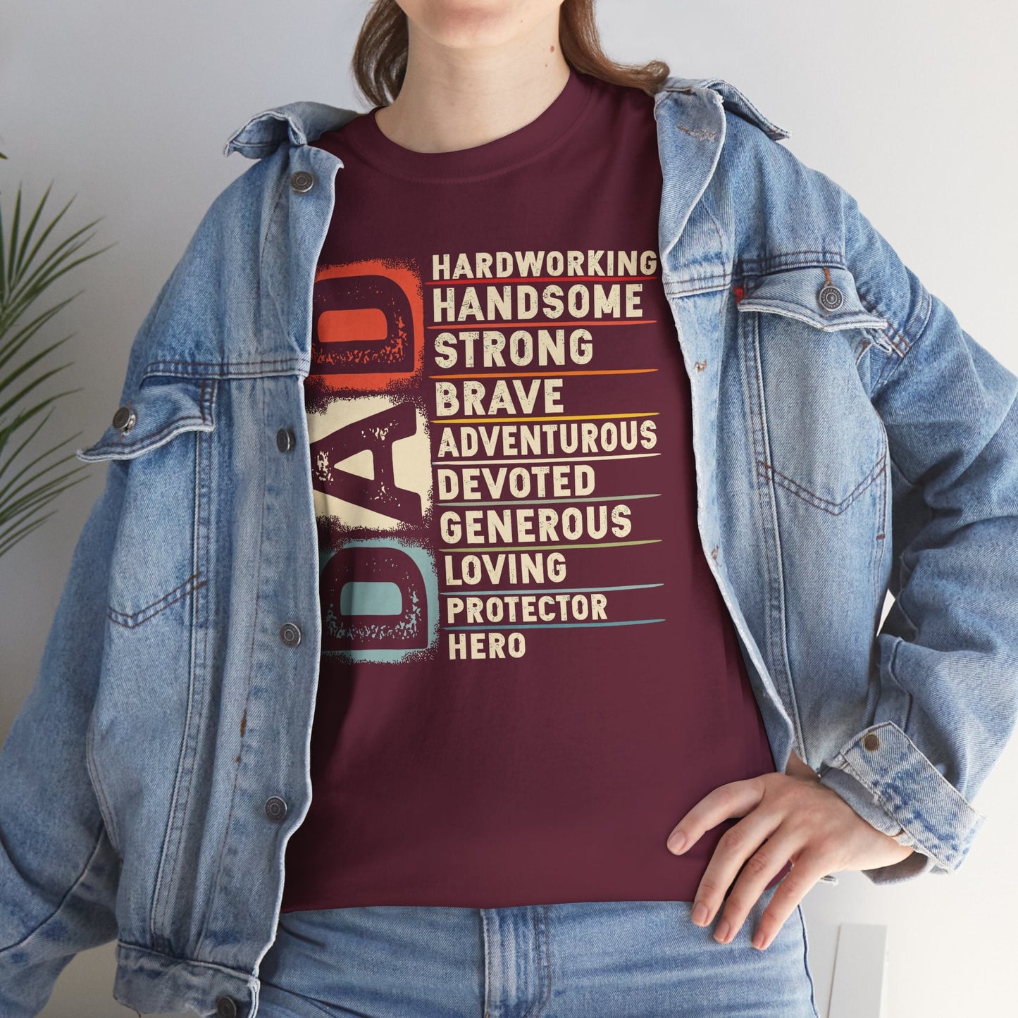 Vintage Funny Definition of Dad Retro Meme Joke Father's Day T-Shirt