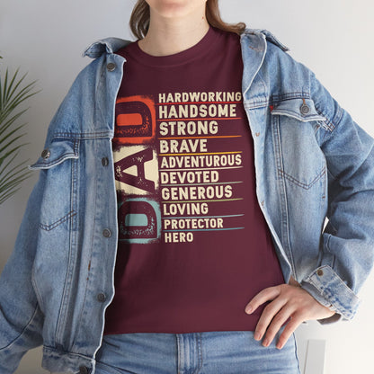 Vintage Funny Definition of Dad Retro Meme Joke Father's Day T-Shirt