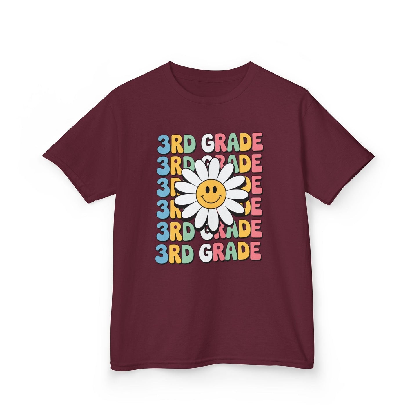 Groovy 3rd Grade Back To School First Day of Third Grade T-Shirt