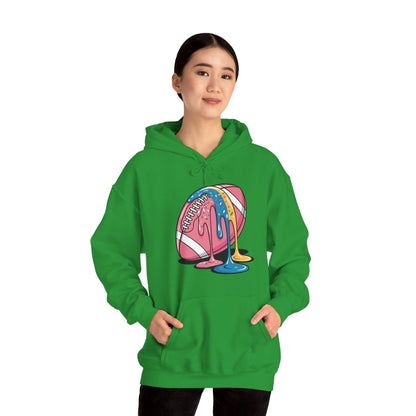 Football Drip For Lineman WR QB RB Ice Cream Sprinkles Hoodie