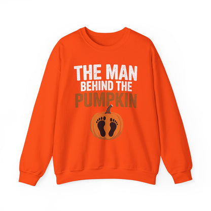 Pregnant Thanksgiving Costume for Dad Expecting Lil Pumpkin Sweatshirt