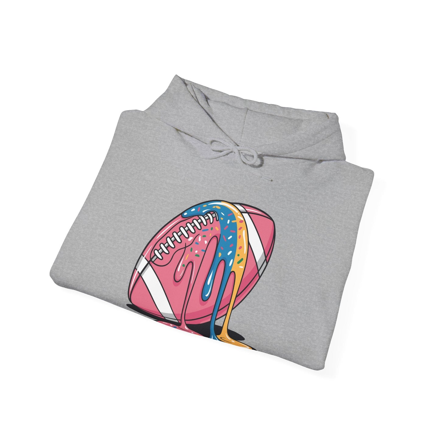 Football Drip For Lineman WR QB RB Ice Cream Sprinkles Hoodie