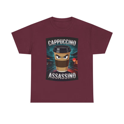 Cappuccino Assassino Coffee Lovers Italian Brainrot Meme T-Shirt