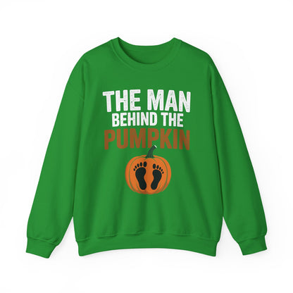Pregnant Thanksgiving Costume for Dad Expecting Lil Pumpkin Sweatshirt