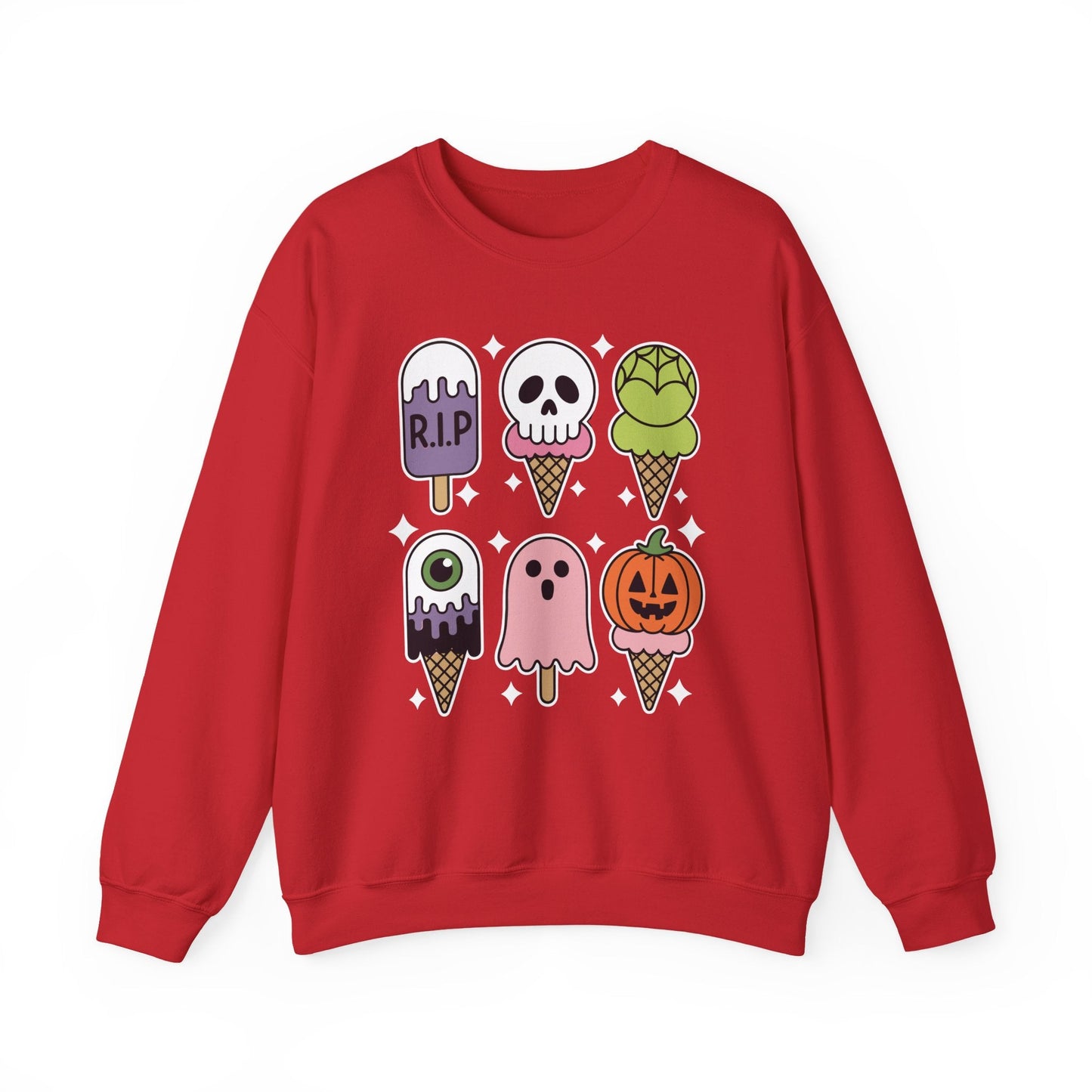 Horror Movie Summer Popsicle Halloween Ice Cream Summer-ween Sweatshirt for Men Women