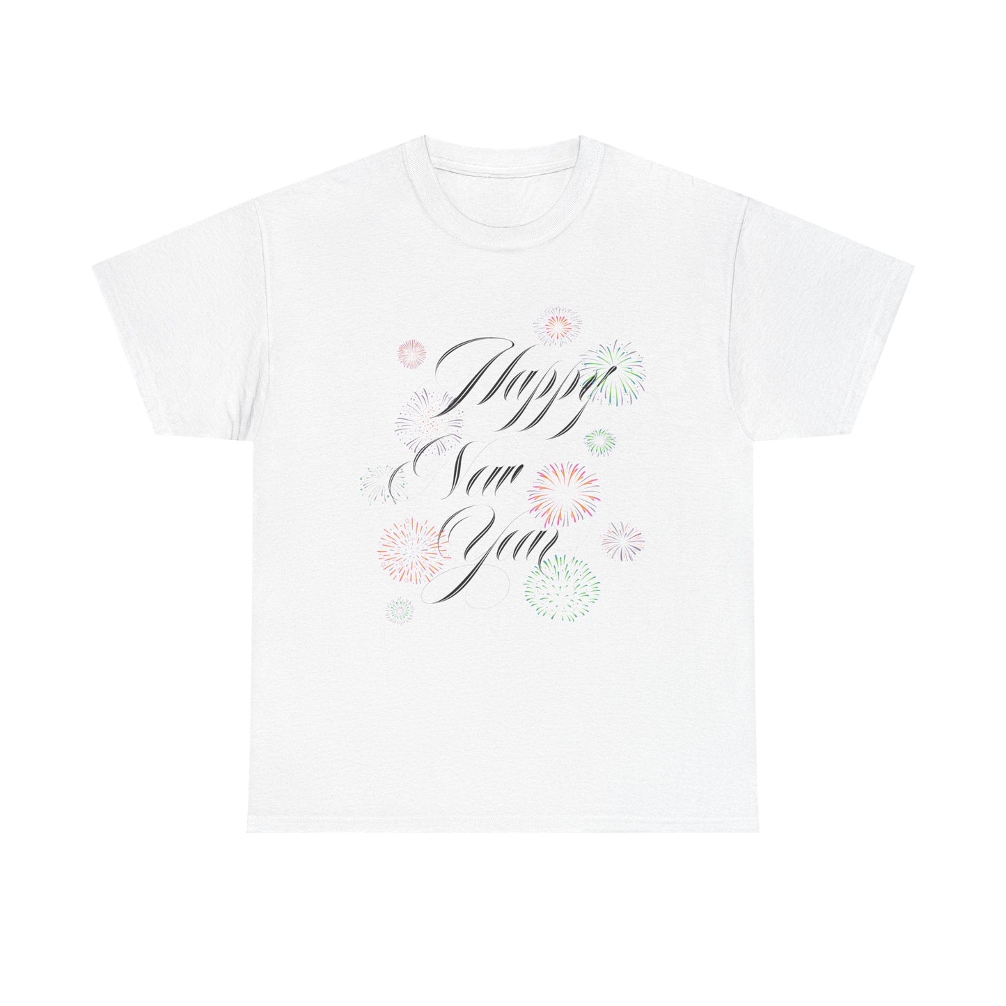 Happy New Year T-Shirt Festive Celebration Tee for Men and Women