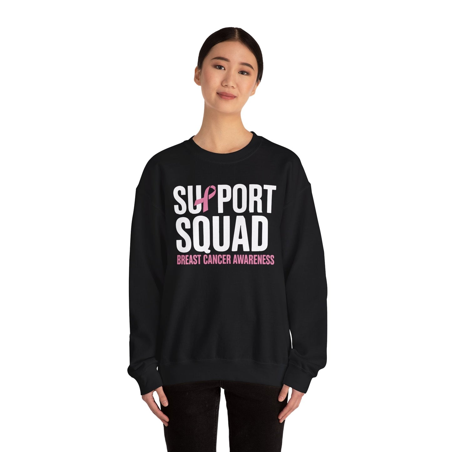 Breast Cancer Shirts Support Squad Breast Cancer Awareness Sweatshirt