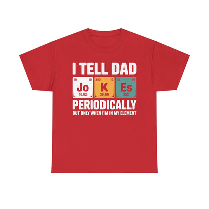 I Tell Dad Jokes Periodically Element Vintage Father's Day T-Shirt