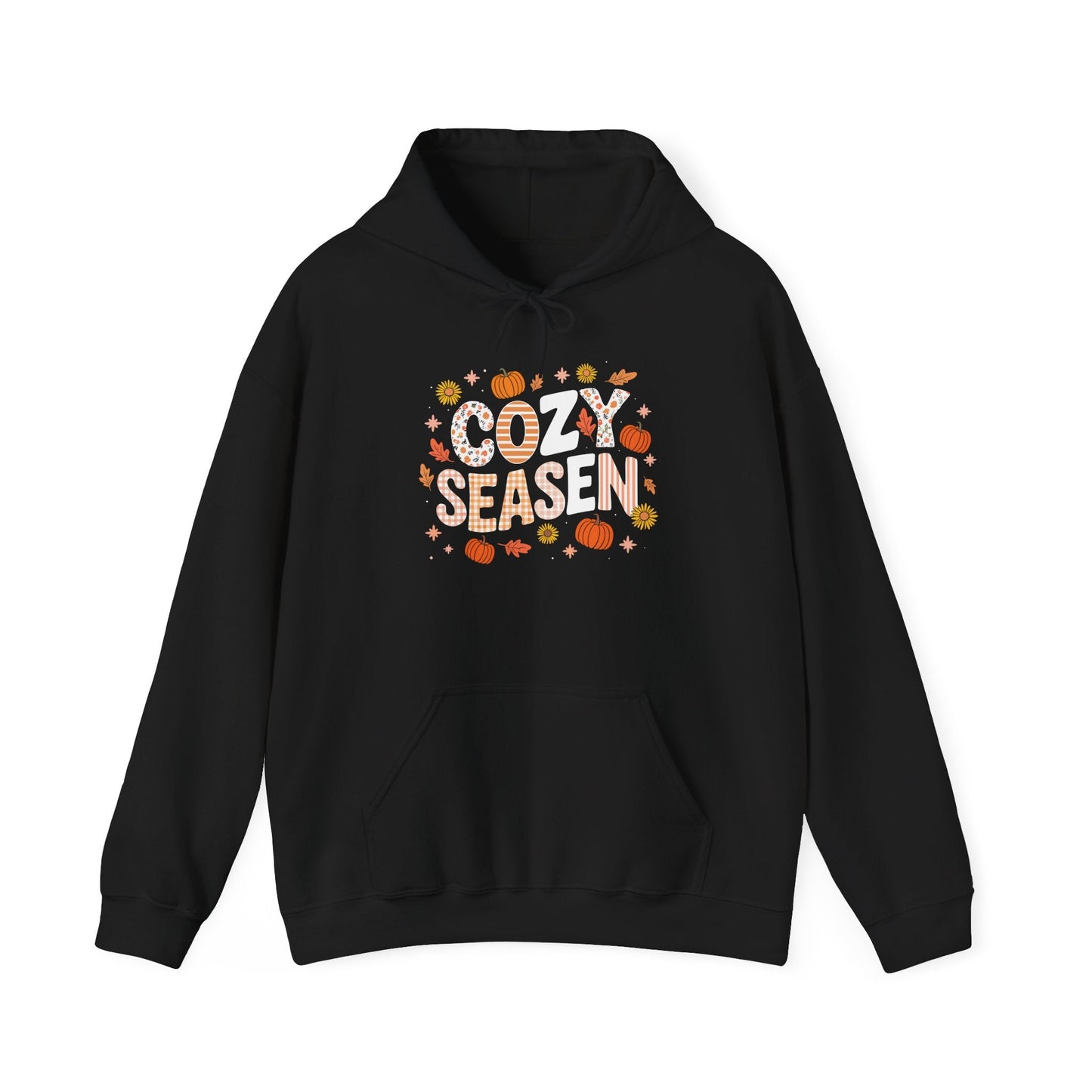 Cozy Season Autumn Fall Vibes Halloween Thanksgiving Pumpkin Hoodie