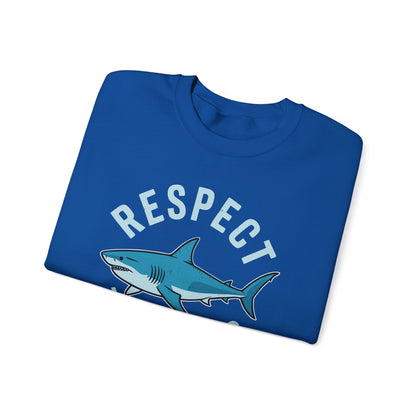 Respect The Locals Shark Ocean Animal Rights Biology Life Sweatshirt