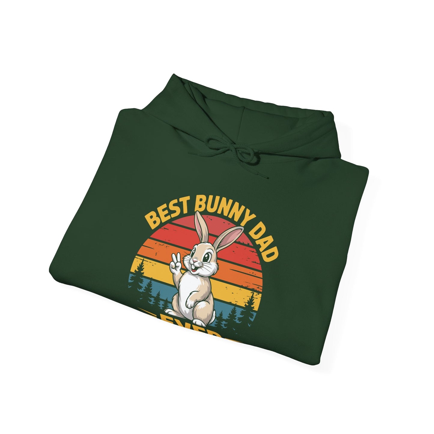 Best Bunny Dad Ever Funny Rabbit Lover Dad Gift Hoodie for Pet Owners
