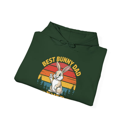 Best Bunny Dad Ever Funny Rabbit Lover Dad Gift Hoodie for Pet Owners
