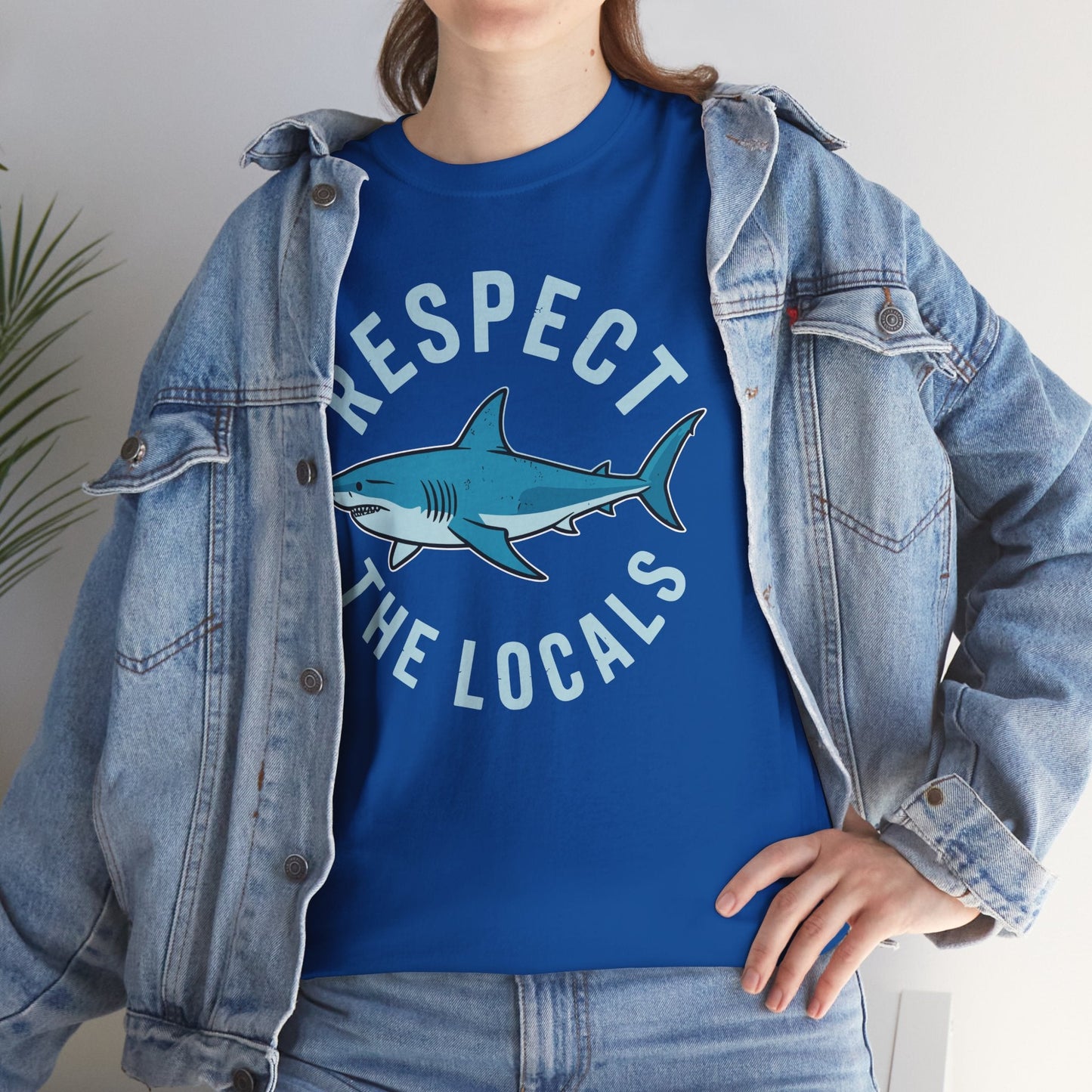 Respect The Locals Shark Ocean Animal Rights Biology Life T-Shirt