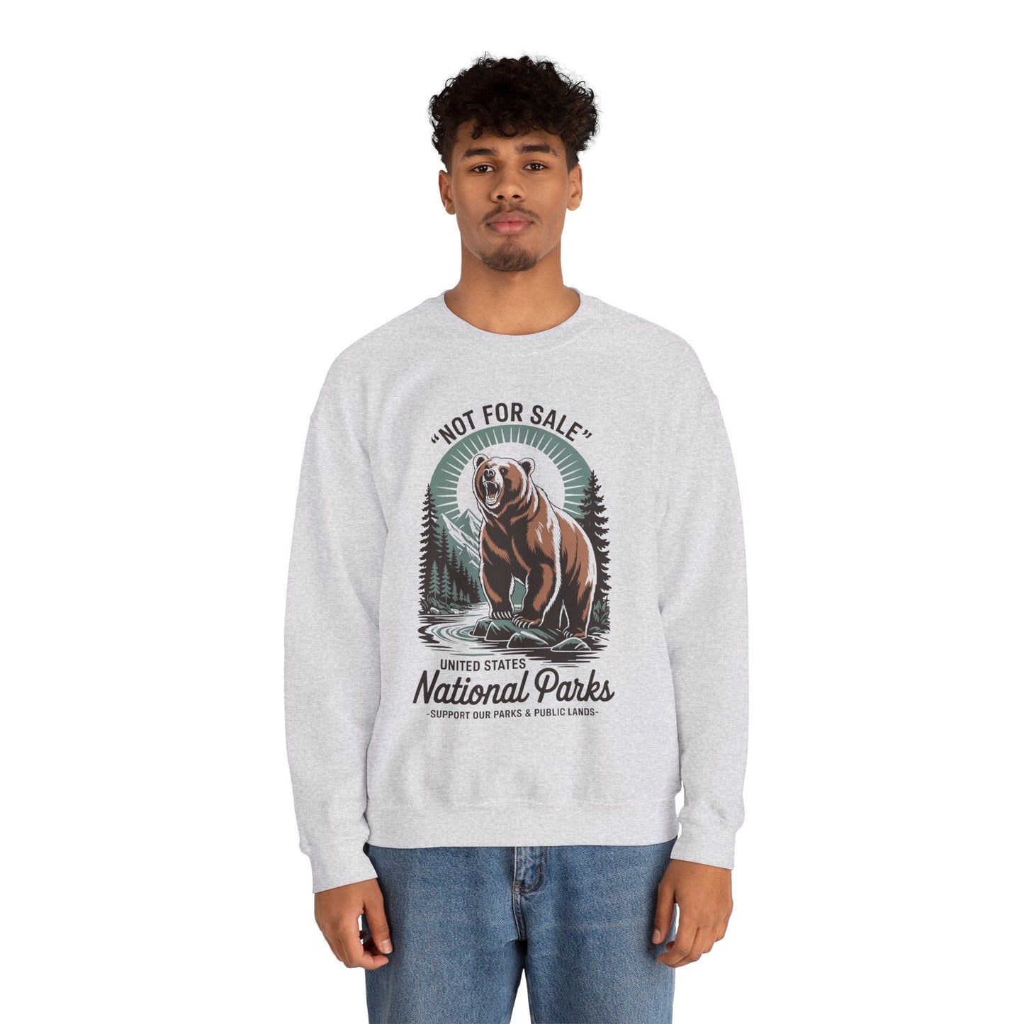 Not For Sale National Parks Support Our Parks & Public Lands Sweatshirt