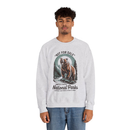 Not For Sale National Parks Support Our Parks & Public Lands Sweatshirt