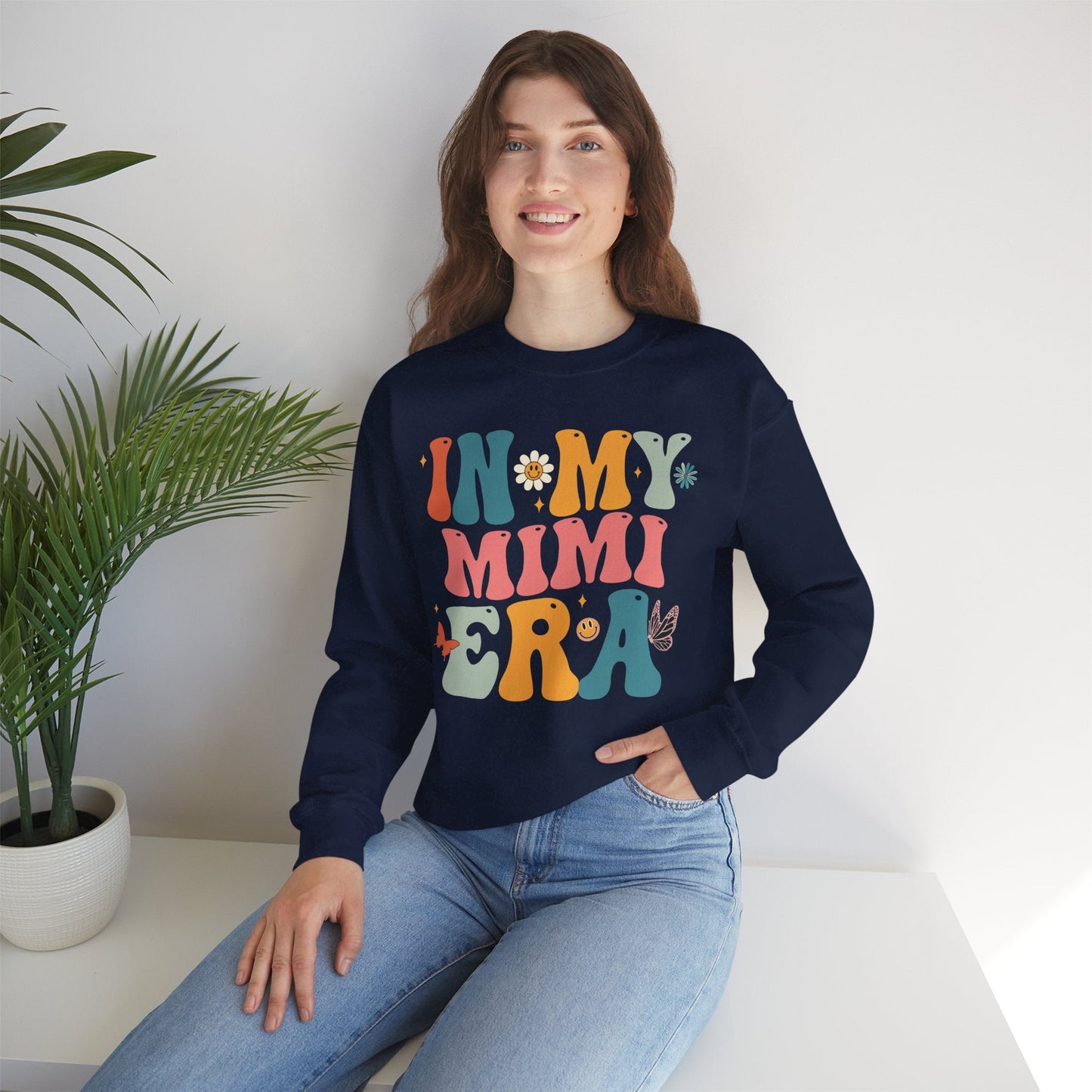 Groovy In My Mimi Era Mom Grandma Mothers Day Sweatshirt