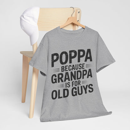 Poppa Grandpa From Grandkids Father's Day Poppa T-Shirt