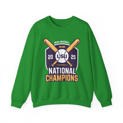 LSU Baseball 2025 National Champions Logo Sweatshirt
