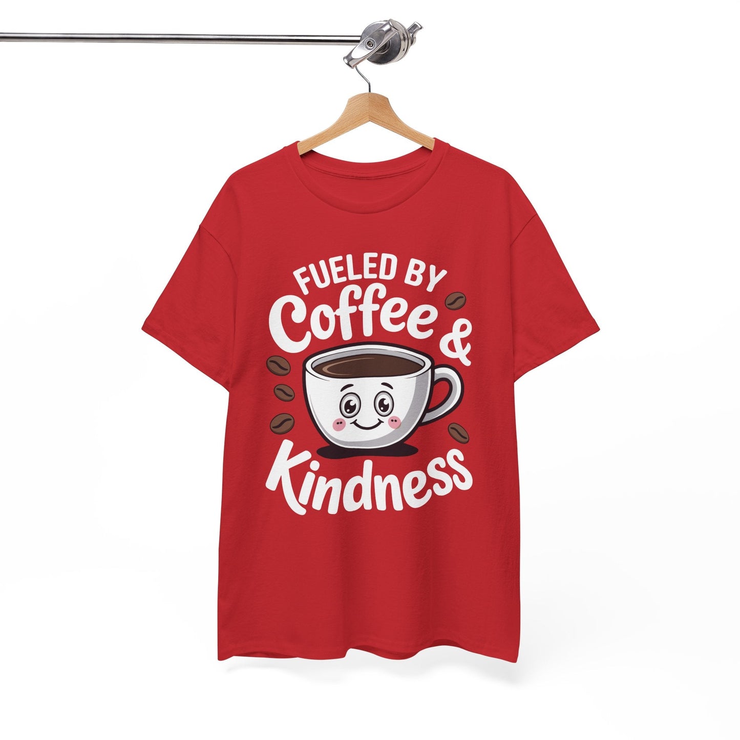 Funny Coffee Lover Fueled by Coffee And Kindness T-Shirt