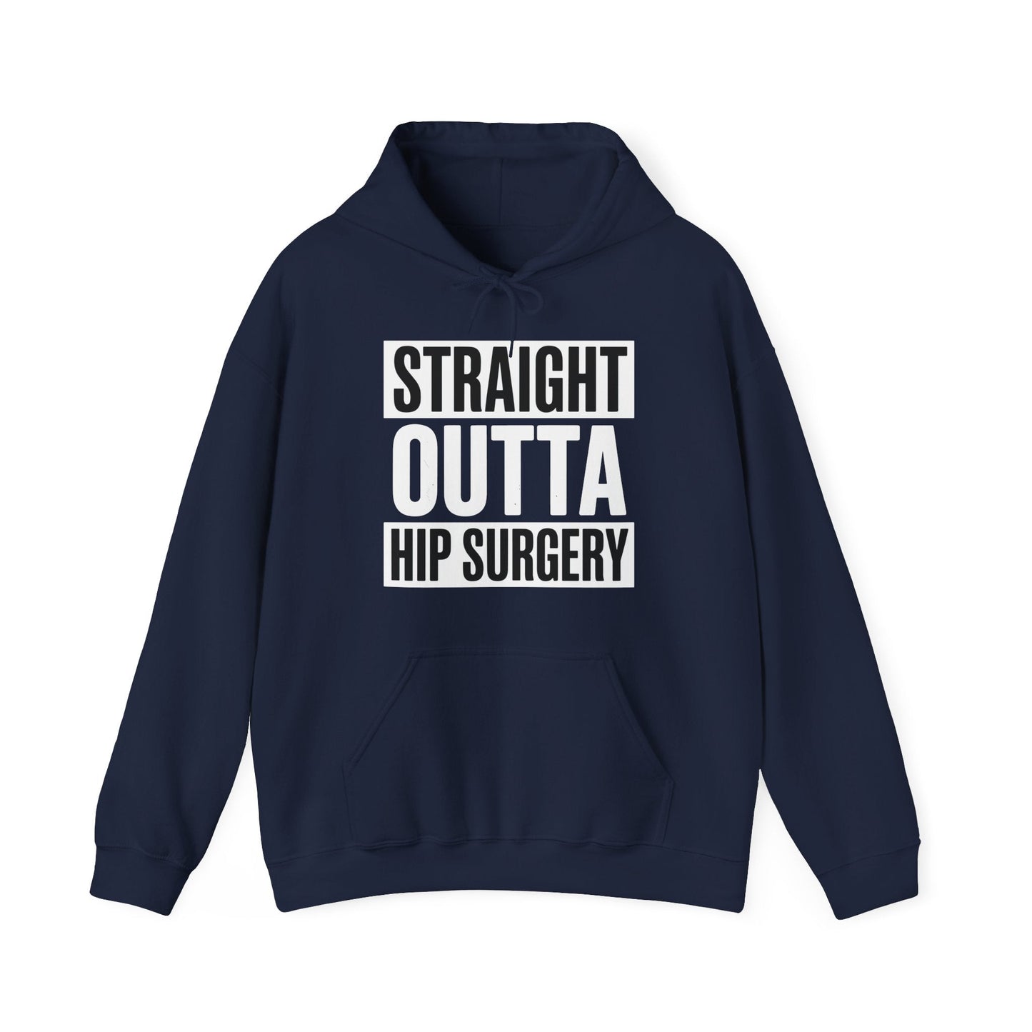 Straight Outta Hip Surgery Get Well Hip Replacement Recovery Hoodie