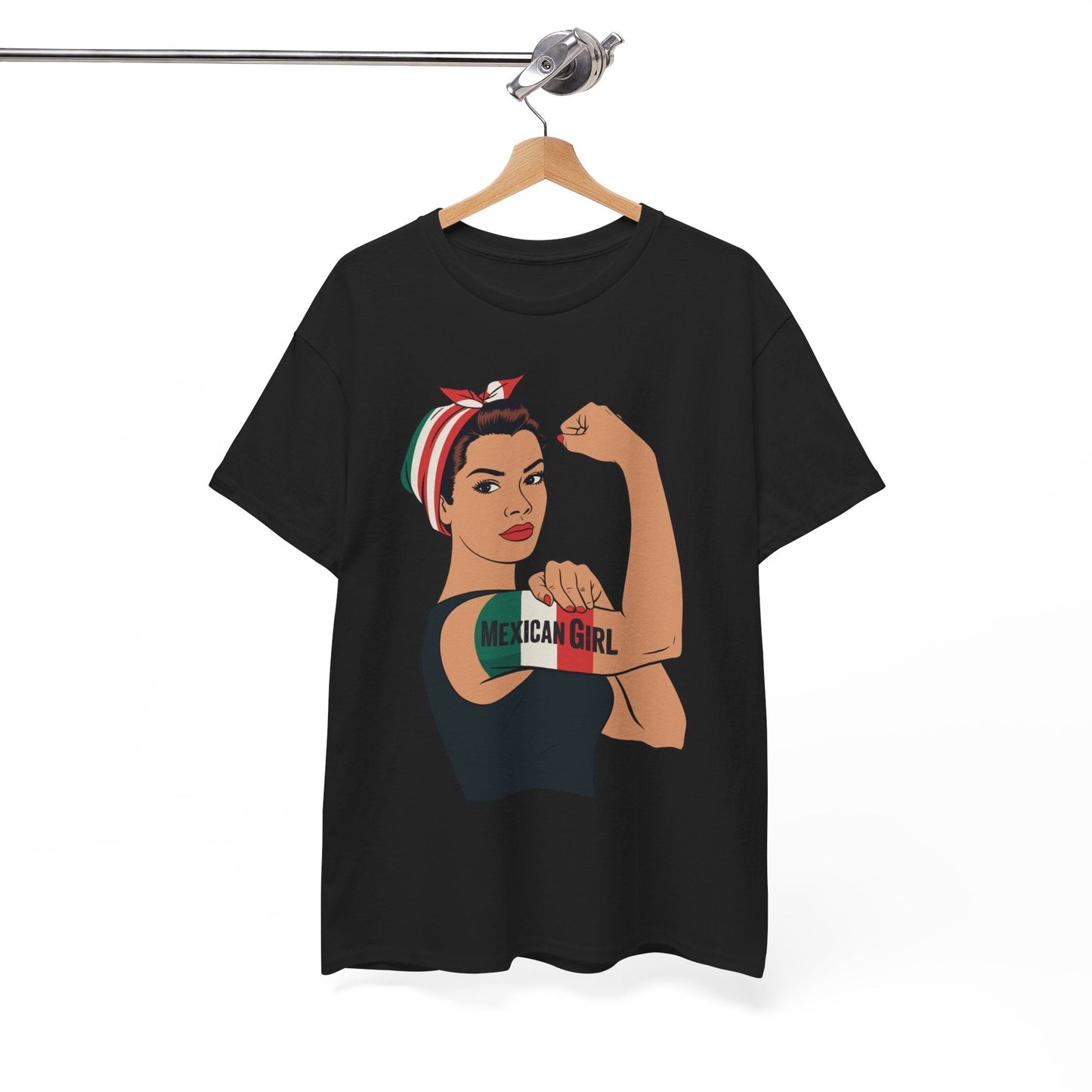 Mexican Girl Mujer Rosie Riveter Cinco De Mayo Fiesta T-Shirt Women