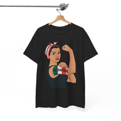Mexican Girl Mujer Rosie Riveter Cinco De Mayo Fiesta T-Shirt Women
