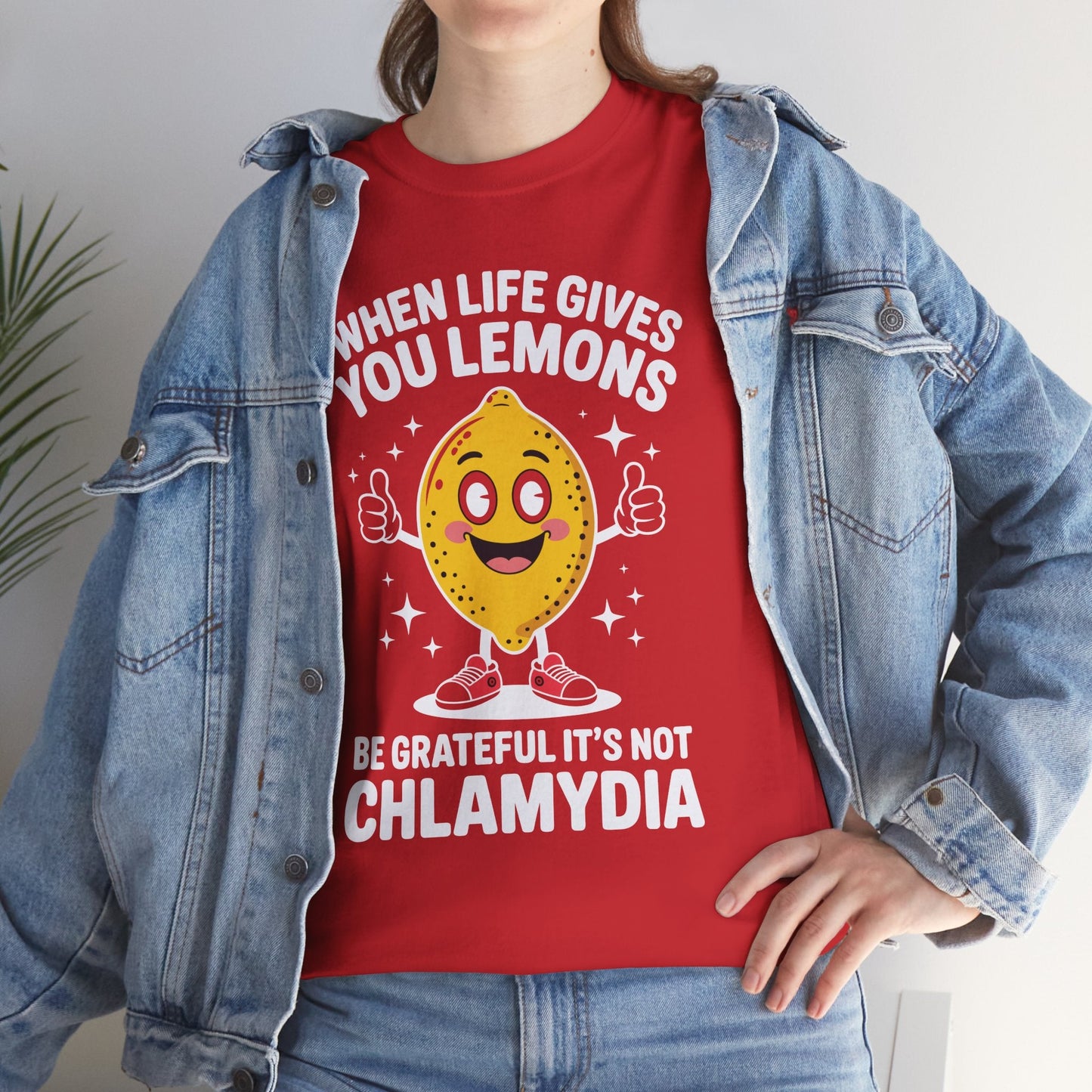 Lemons and Chlamydia Absurd Offensive Meme Sarcastic Edgy T-Shirt