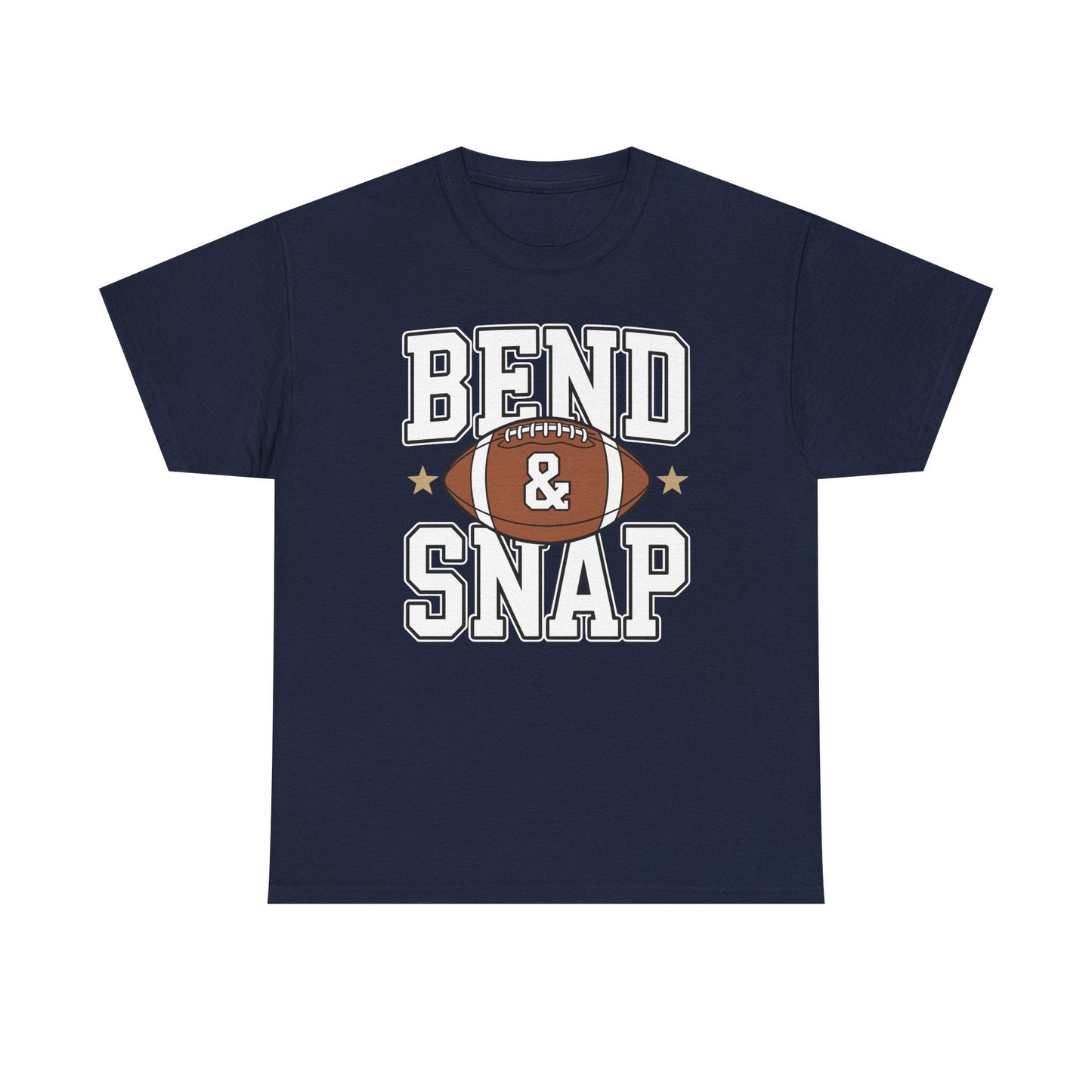 Funny Game Day Touchdown Season Cute Bend and Snap Football T-Shirt