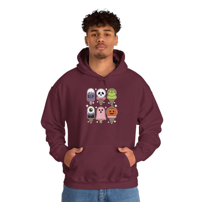 Horror Movie Summer Popsicle Halloween Ice Cream Summer-ween Hoodie for Men Women
