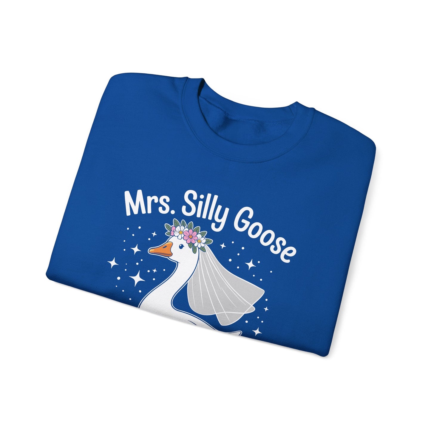 Mrs. Silly Goose Couple Matching Wedding Funny Bride to Be Sweatshirt