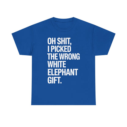 Oh Shit Funny White Elephant Gifts for Adults Under 15 20 T-Shirt