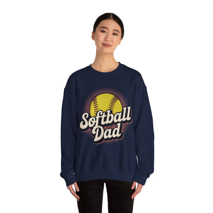 Funny Fathers Day Softball Dad Gift From Daughter Son Wife Sweatshirt