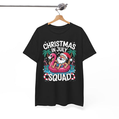 Christmas In July 2025 Squad Summer Beach Vacation Xmas Cool T-Shirt
