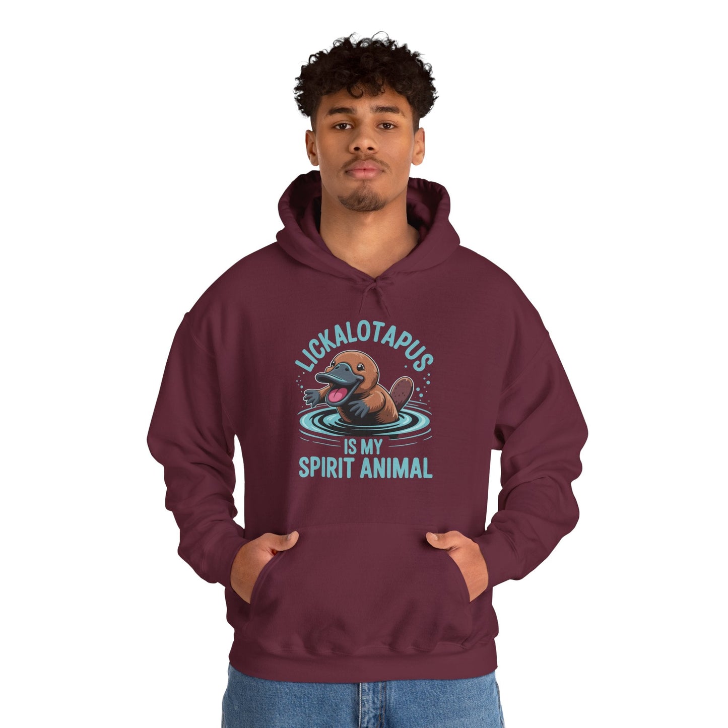 Vintage Funny Lickalottapus Is My Spirit Animal Lovers Meme Hoodie