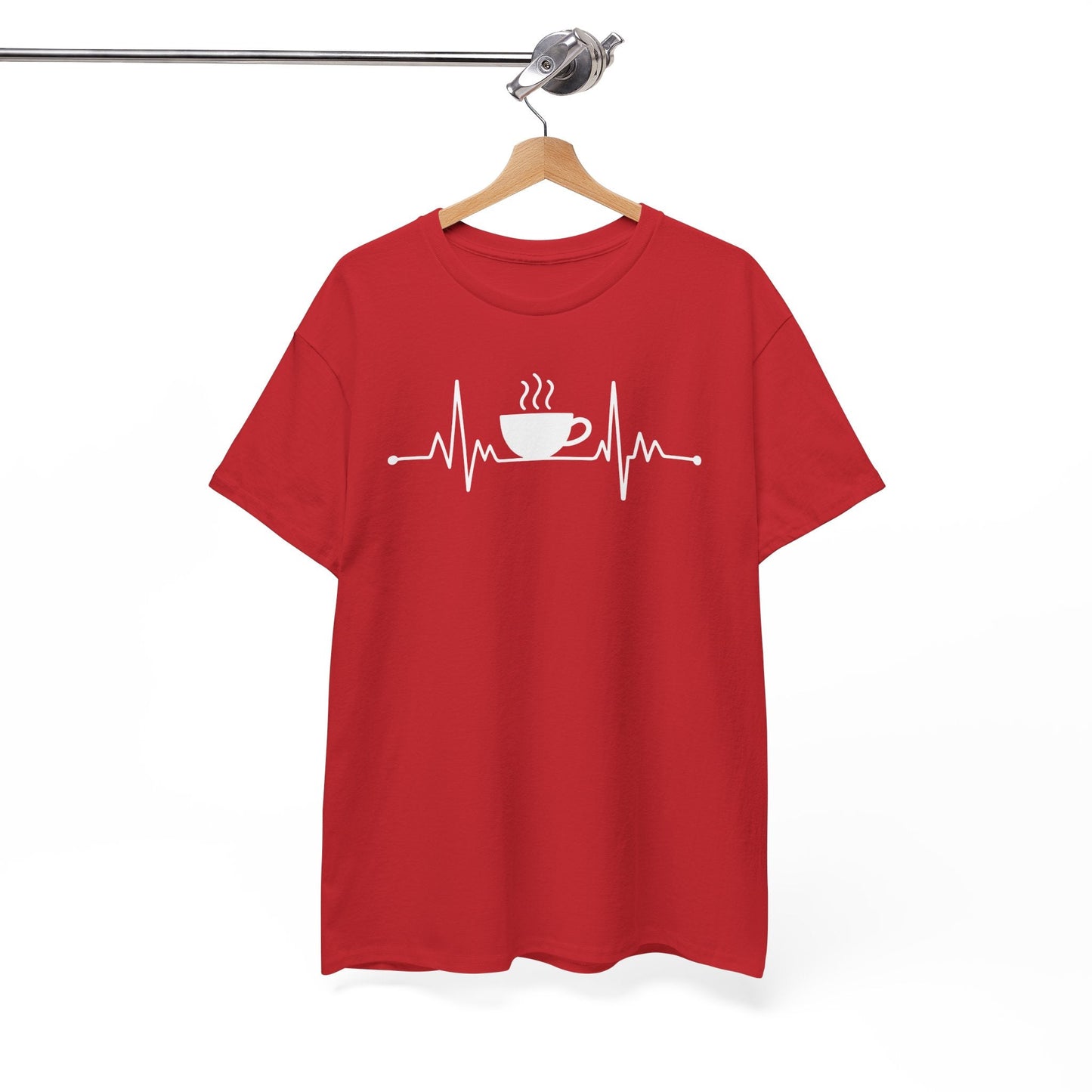 Coffee Heartbeat Drinking Coffee T-Shirt