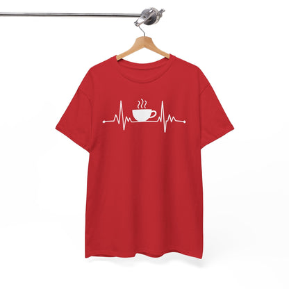 Coffee Heartbeat Drinking Coffee T-Shirt