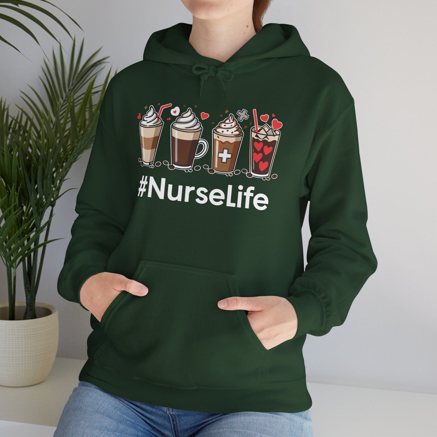 Nurse Life Funny Coffee Nurses Fuel Registered Nurse Medical Hoodie