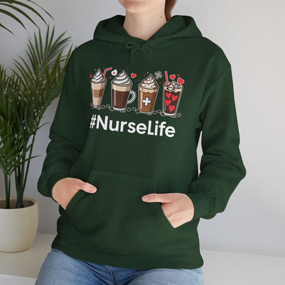 Nurse Life Funny Coffee Nurses Fuel Registered Nurse Medical Hoodie