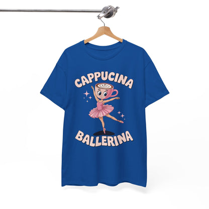 Funny Ballerina Cappuccina Coffee Dance Lovers Italian Meme T-Shirt