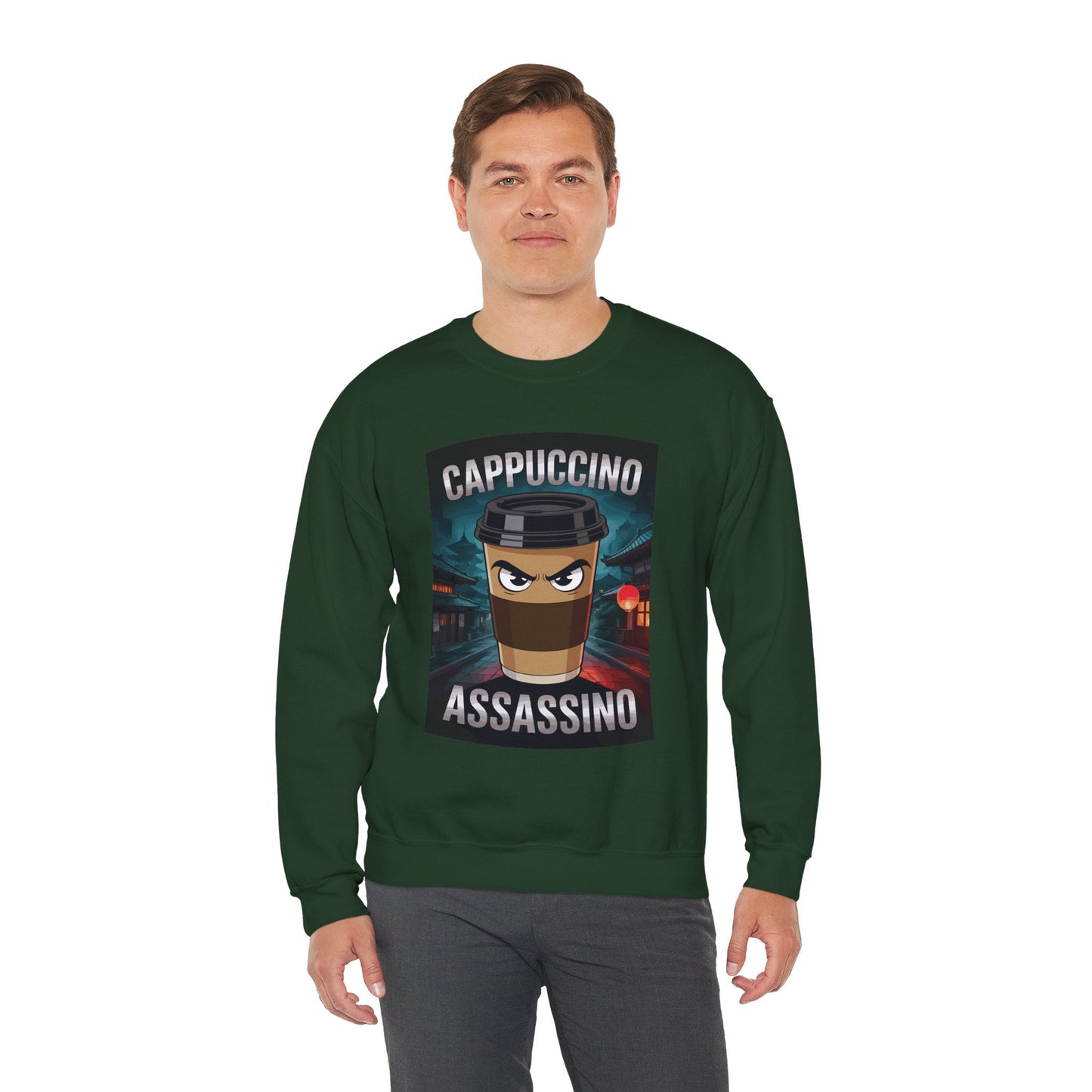 Cappuccino Assassino Coffee Lovers Italian Brainrot Meme Sweatshirt