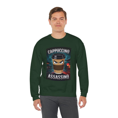 Cappuccino Assassino Coffee Lovers Italian Brainrot Meme Sweatshirt
