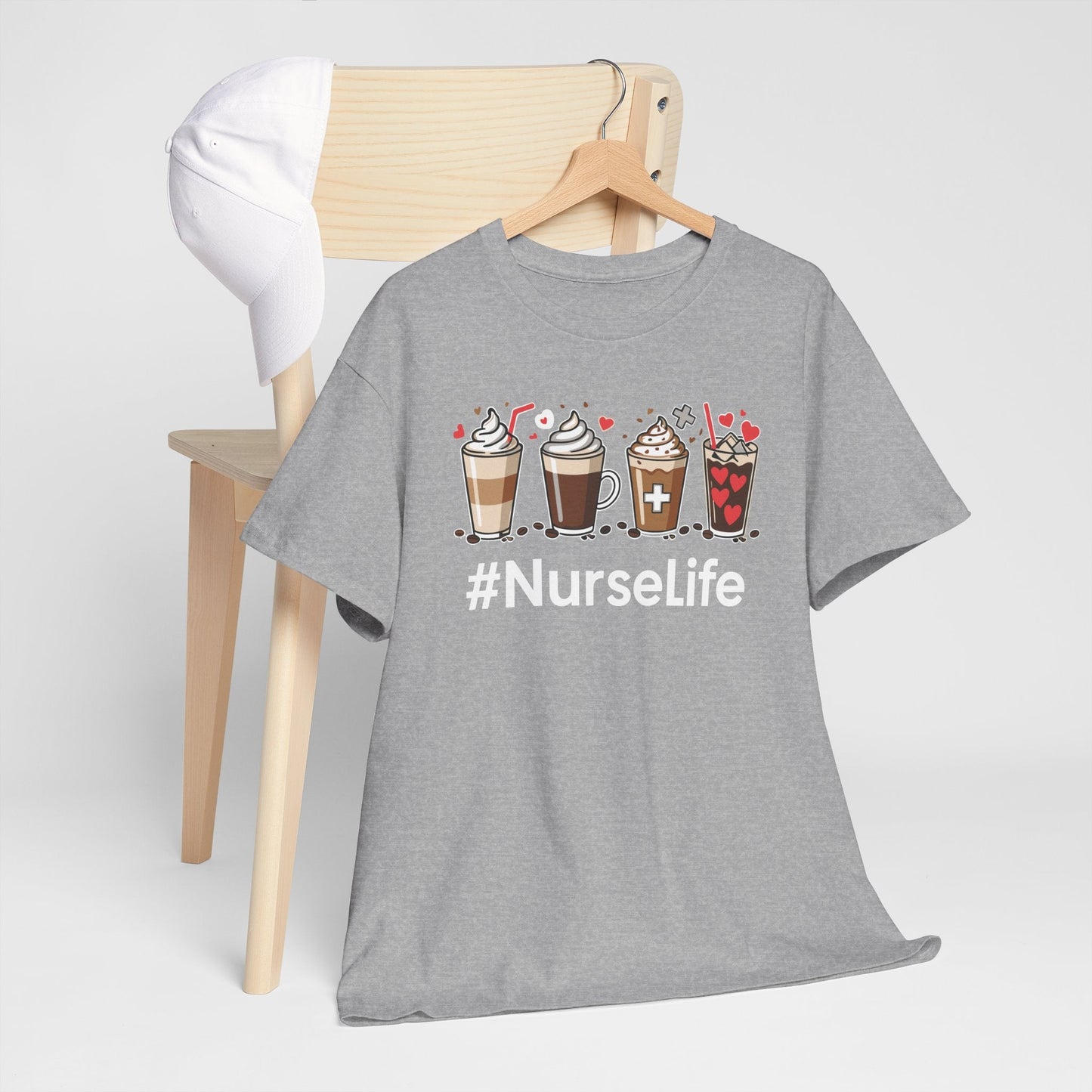 Nurse Life Funny Coffee Nurses Fuel Registered Nurse Medical T-Shirt