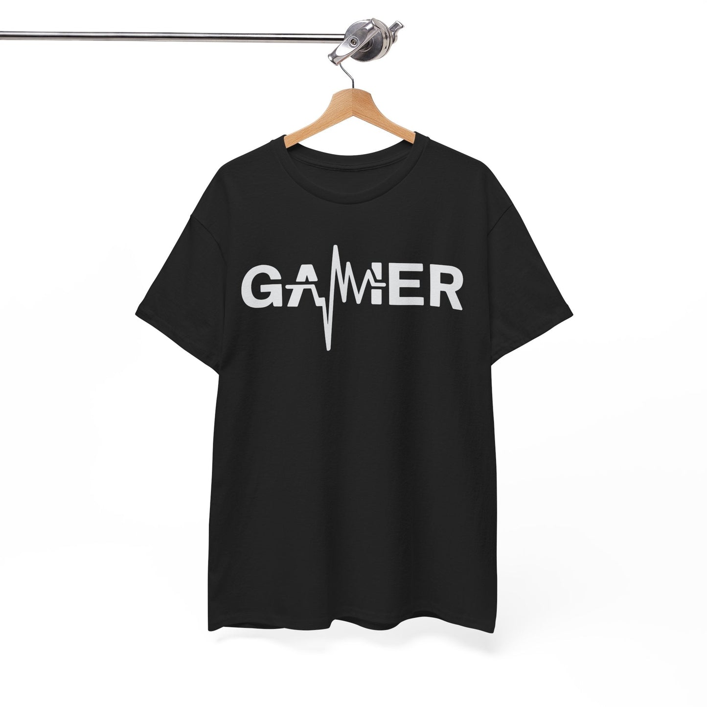 Gamer Heartbeat Video Games Graphic T-Shirt